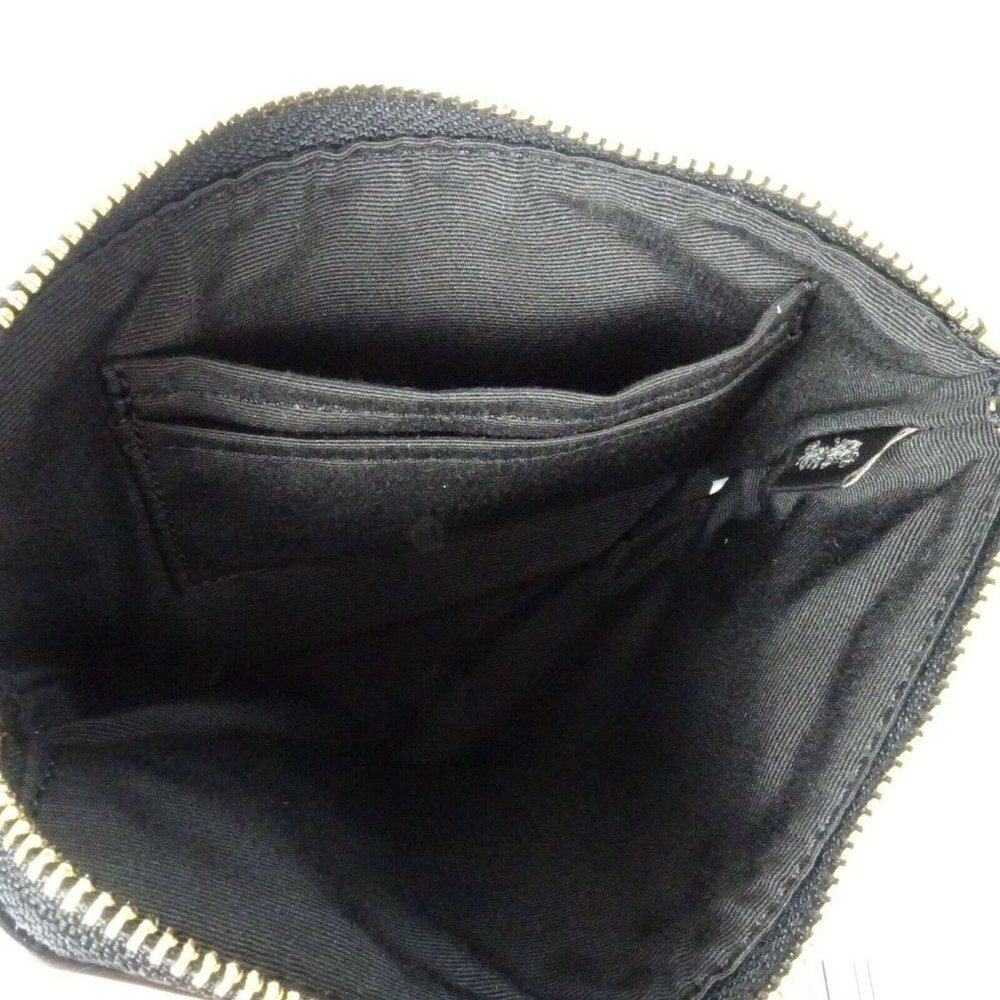 New Coach TIGER Corner Zip Wristlet Wallet Small Bag Coated Canvas Leather Logo - Picture 9 of 12